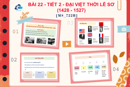Bài 22_Tiết 2_Đại Việt Thời Lê Sơ (1428 – 1527) (MS_722B)