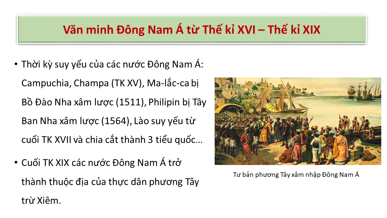 Bài 16 Hành Trình Phát Triển Và Thành Tựu Văn Minh Đông Nam Á Cổ Trung đại Ms1016 Giáo 8483